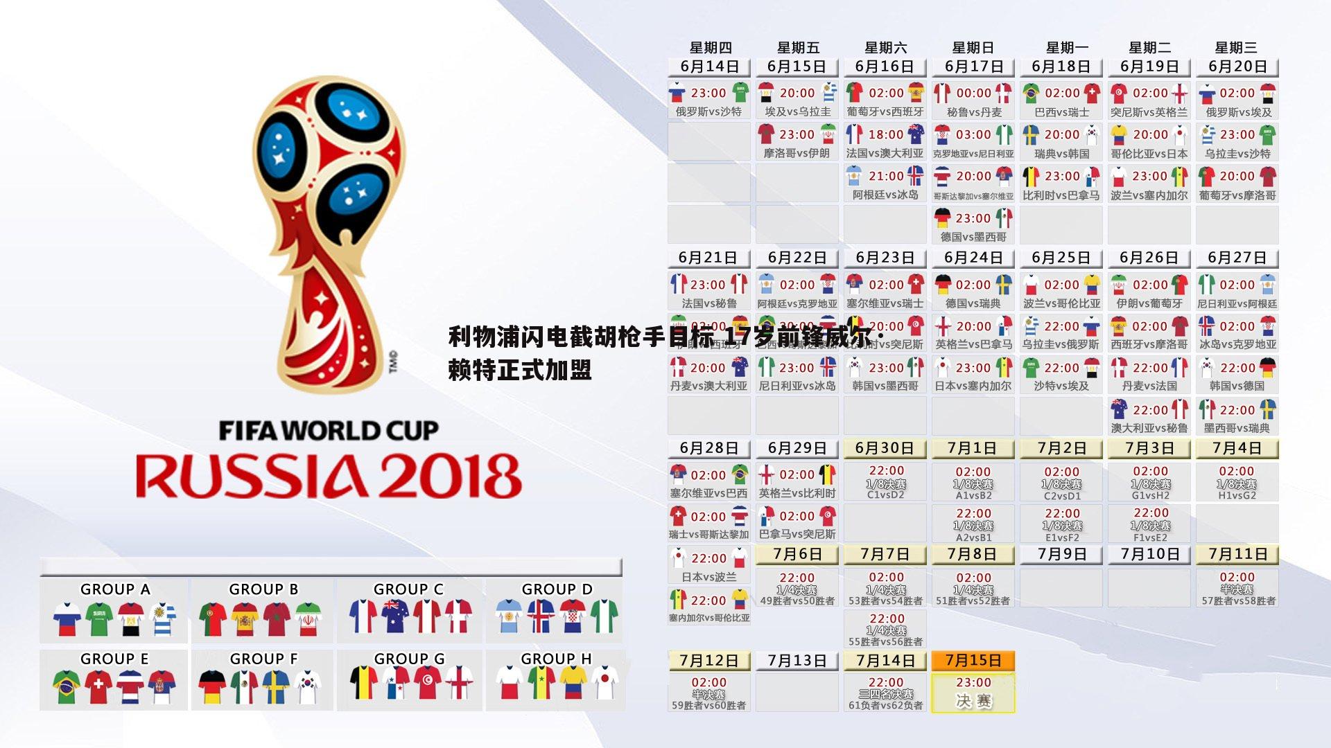 利物浦闪电截胡枪手目标 17岁前锋威尔·赖特正式加盟